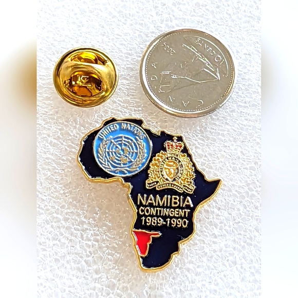 (3 for $20) UN RCMP Namibia Contingent 89-90 Lapel Pin - Picture 2 of 2